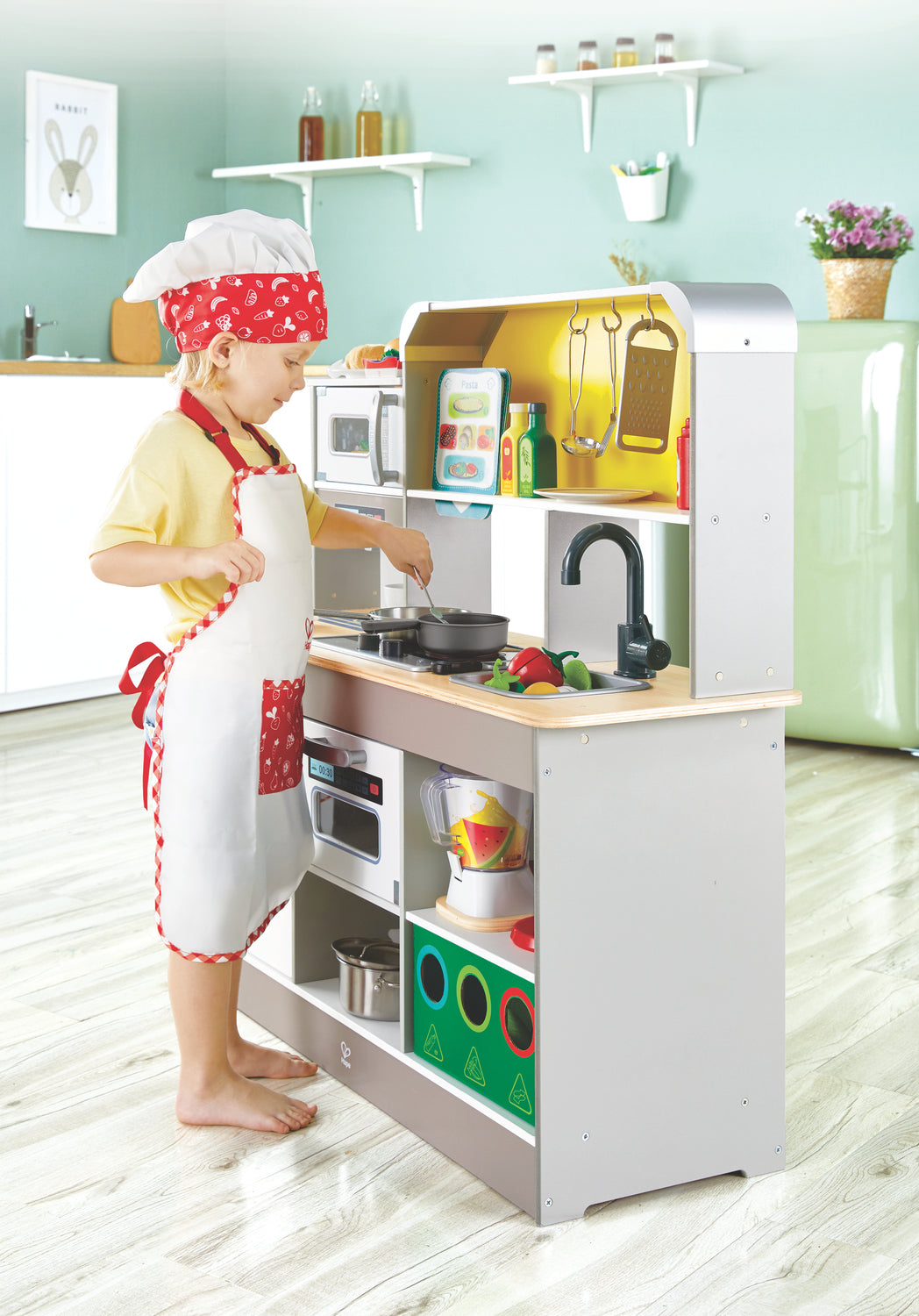 Deluxe Kitchen Playset With Fan Fryer