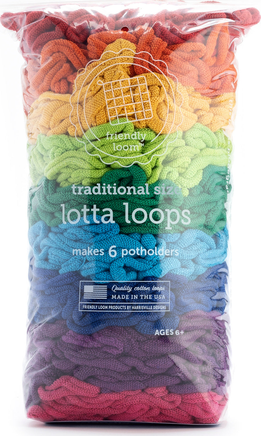 Friendly Loom - Lotta Loops - Rainbow (Traditional Size)