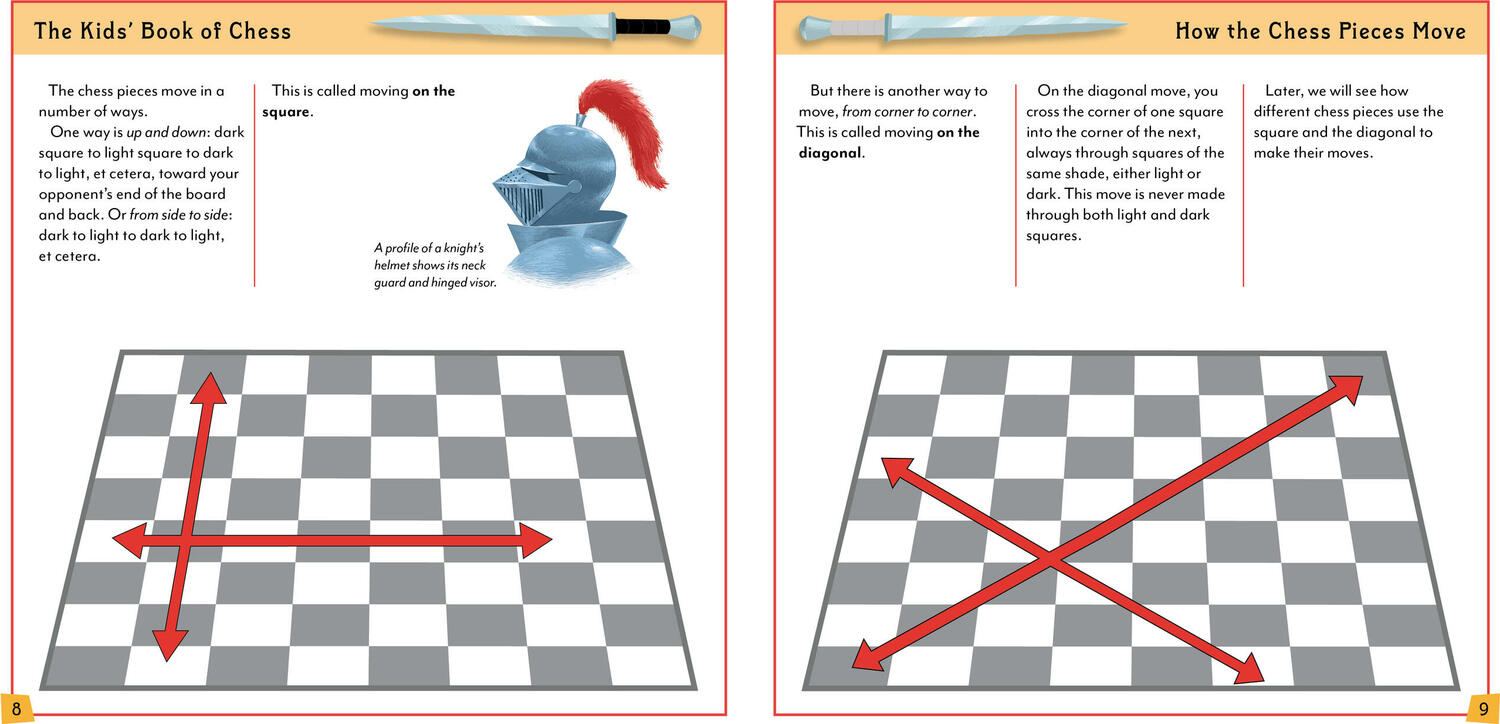 The Kids’ Book of Chess and Starter Kit: Learn to Play and Become a Grandmaster! Includes Illustrated Chessboard, Full-Color Instructional Book, and 32 Sturdy 3-D Cardboard Pieces