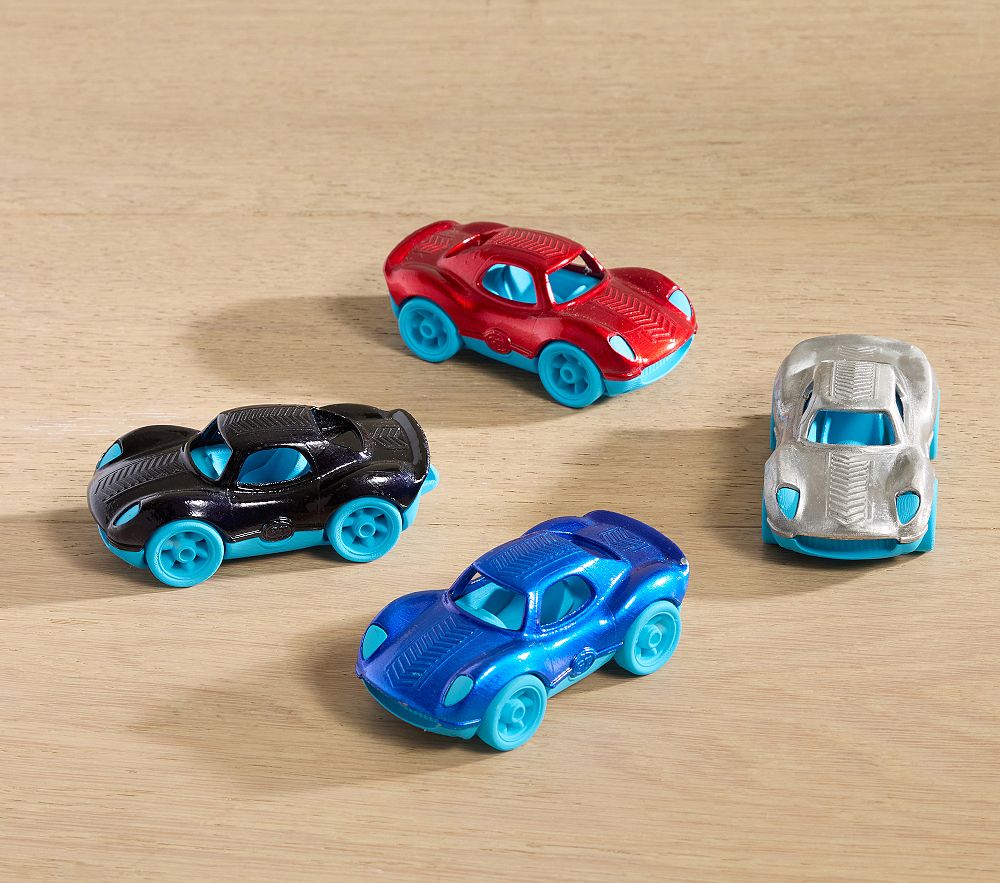 Recycled Metal Race Cars