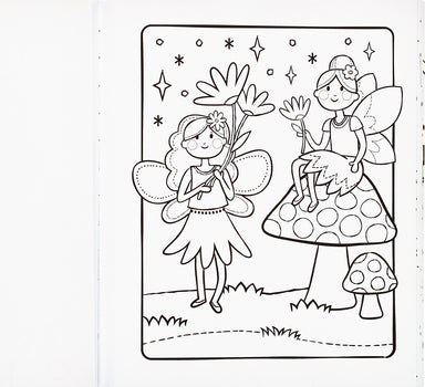 Color-in' Book  Princess  Fairies