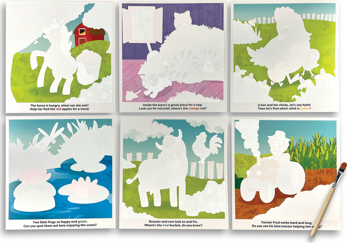 Water Amaze Water Reveal Boards - On The Farm (13 PC Set)