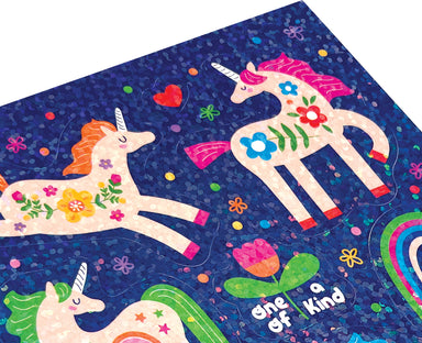 Stickiville Standard - Magical Unicorns (Holographic Glitter)