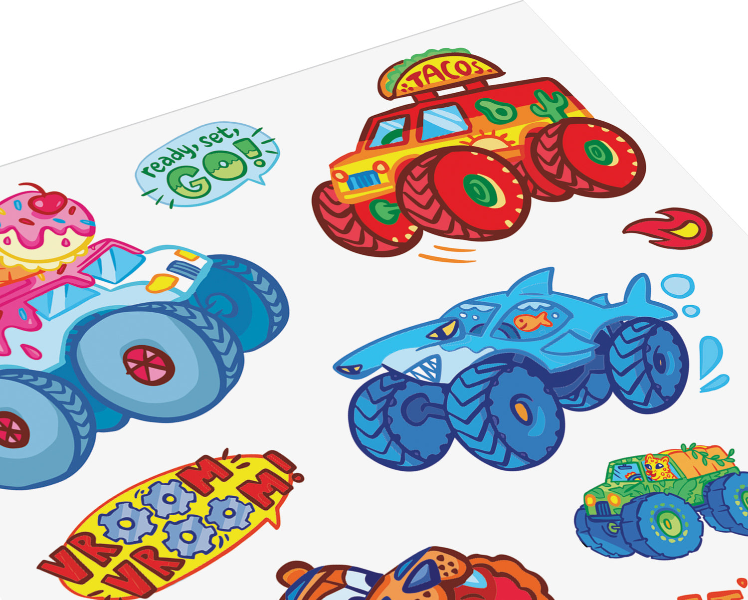 Stickiville Standard - Monster Truck (Hologram Epoxy)