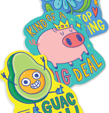 Stickiville Stickers: Punny Pals - Vinyl (4 Die-Cut)
(Vinyl)