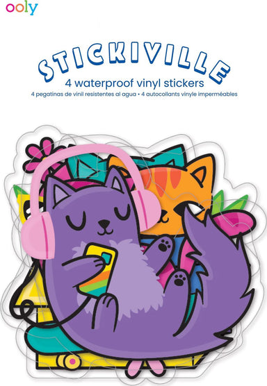 Stickiville Stickers: Silly Kitties - Vinyl (4 Die-Cut)
(Vinyl)