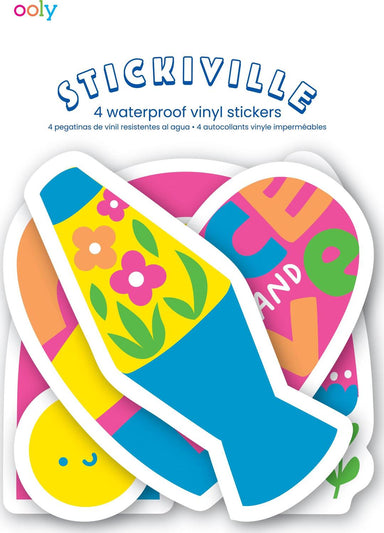 Stickiville Stickers: Peace & Love - Vinyl (4 Die-Cut)
(Vinyl)