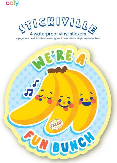 Stickiville Stickers: Fruit Friends - Vinyl (4 Die-Cut)
(Vinyl)