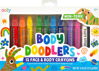 Body Doodlers - Face & Body Crayons - Set of 12