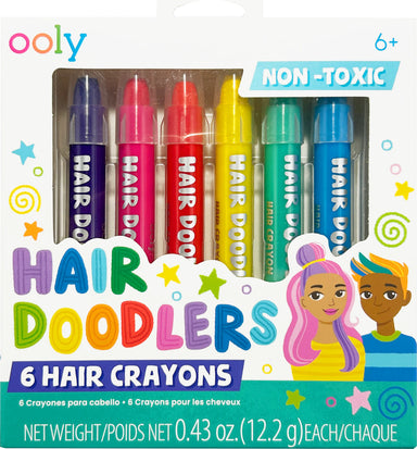 Hair Doodlers Hair Crayons - Set of 6