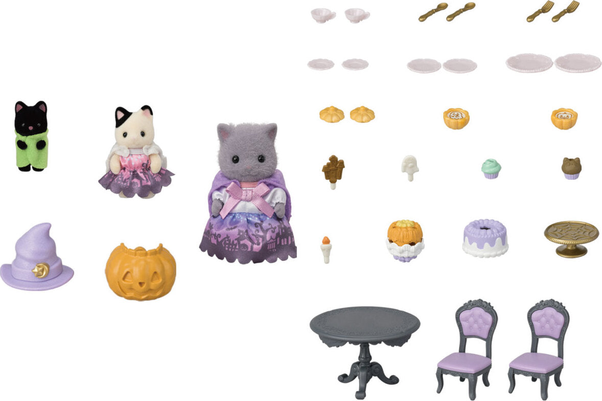 Calico Critters Halloween Surprise Party Set