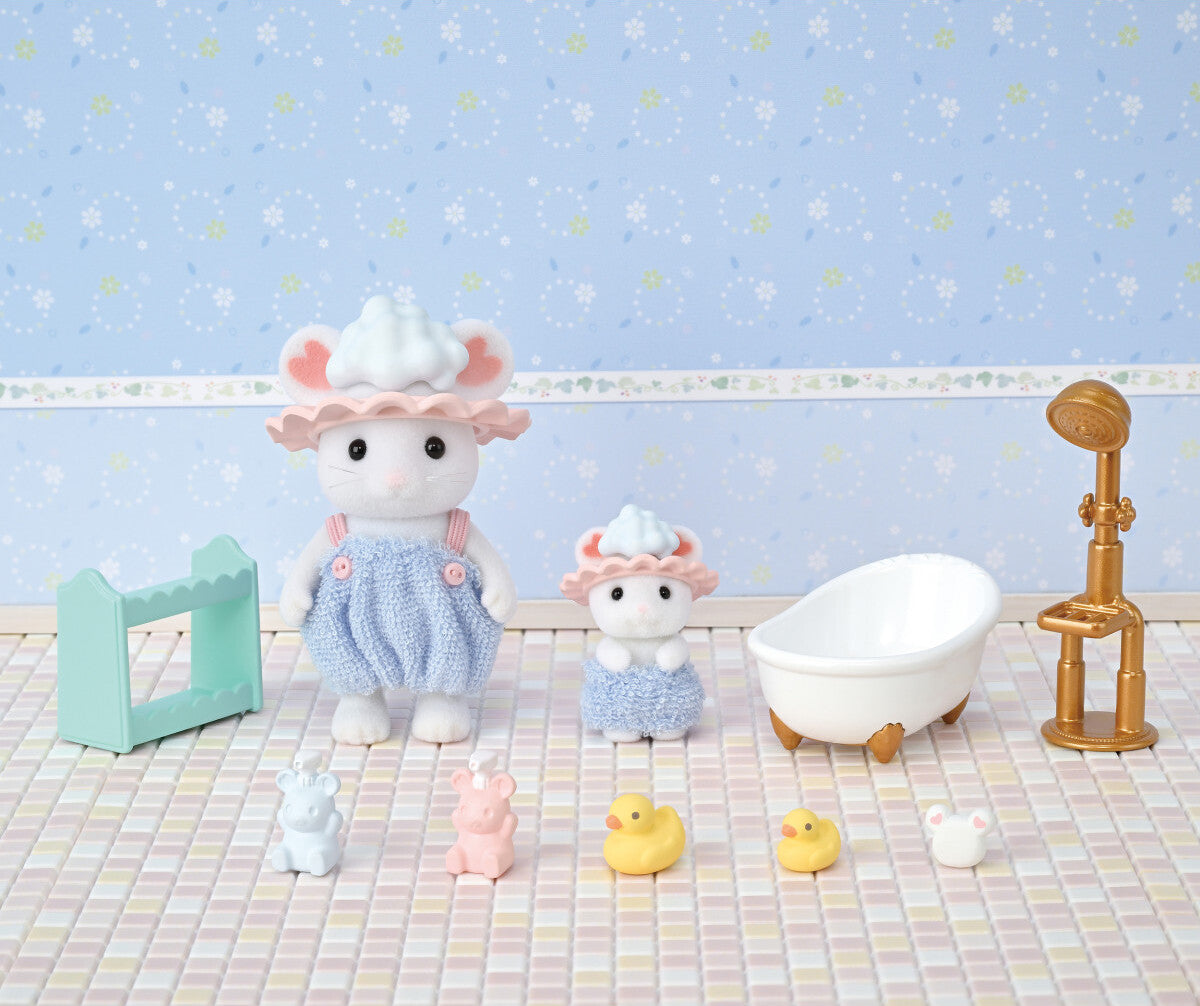 Calico Critters - Bath Time Bubble Siblings