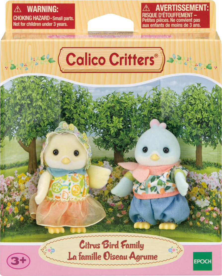 Calico Critters Citrus Bird Family
