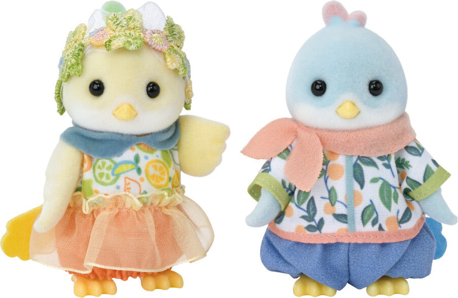 Calico Critters Citrus Bird Family