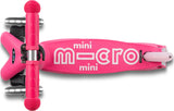 Micro Mini Foldable LED Scooter (Pink)