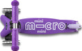 Micro Mini Foldable LED Scooter (Purple)