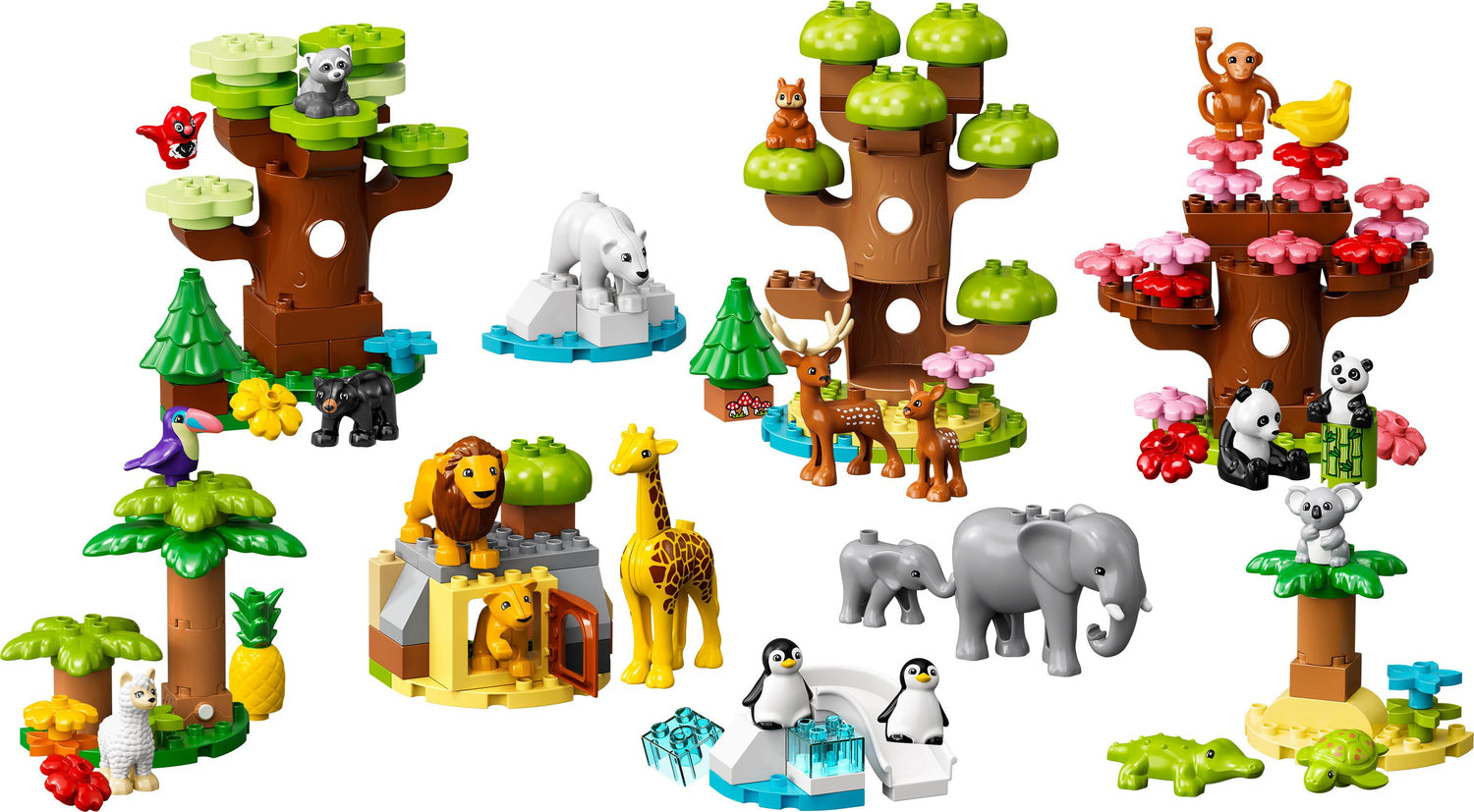 LEGO® DUPLO® Wild Animals of the World Toy Set