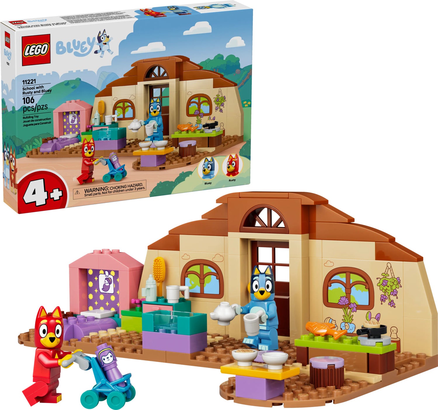 LEGO® Bluey School with Rusty and Bluey