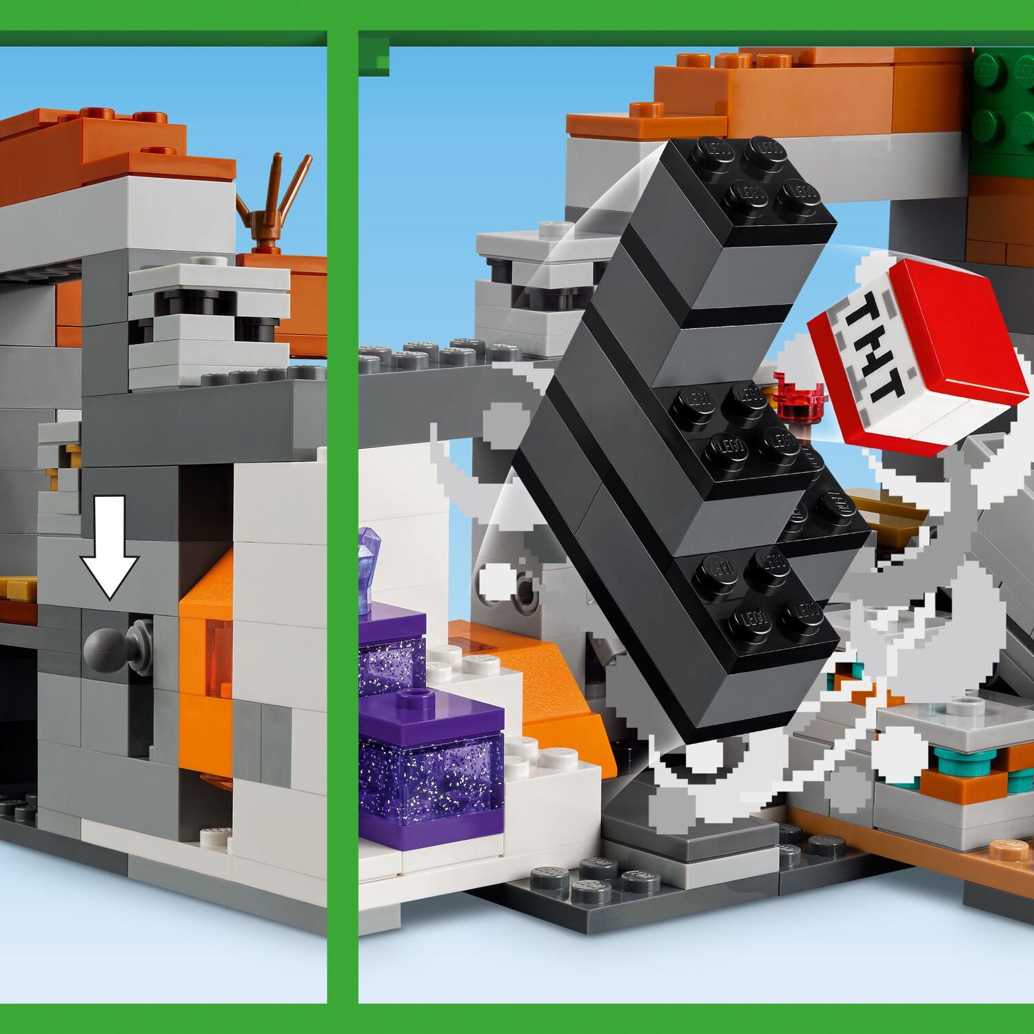 LEGO Minecraft: The Badlands Mineshaft