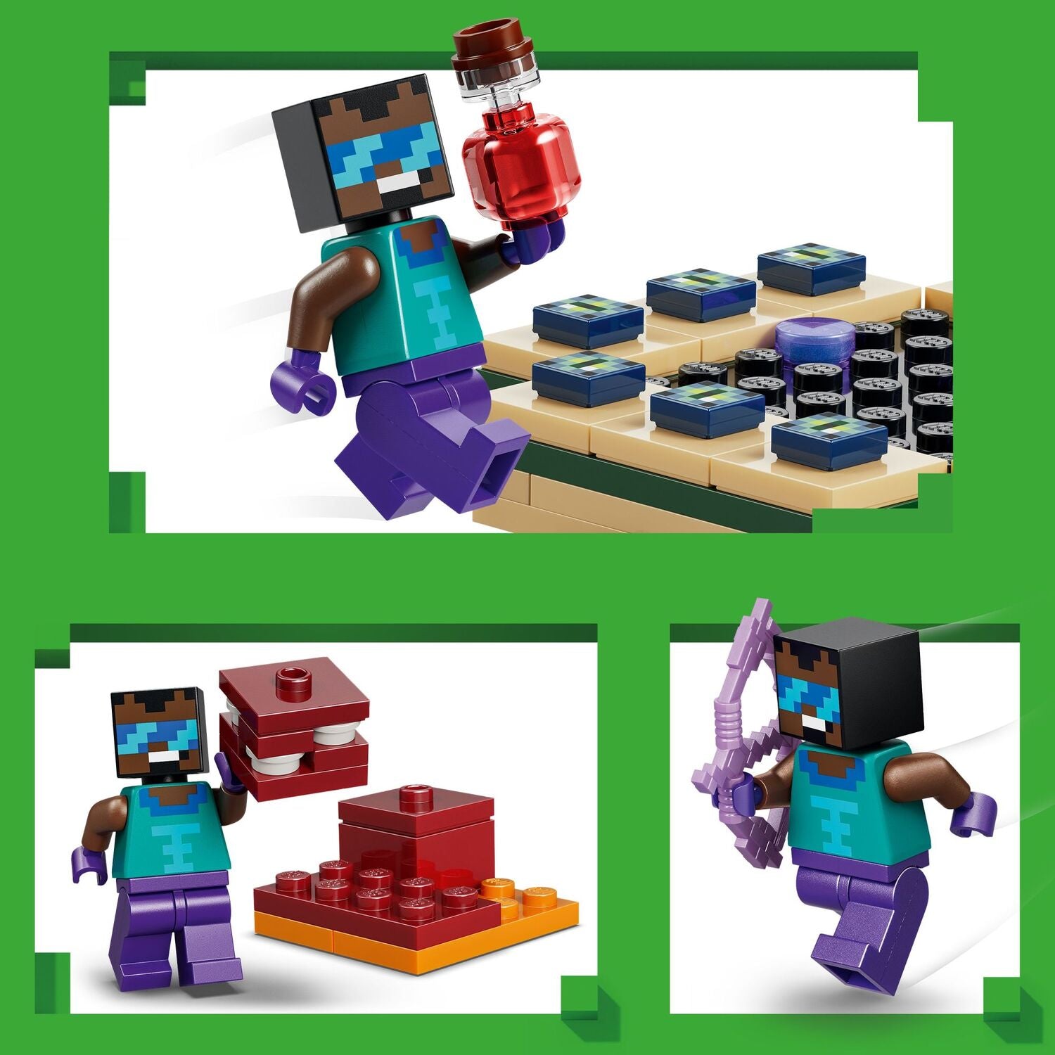 LEGO Minecraft: Nether & End Portal Journey