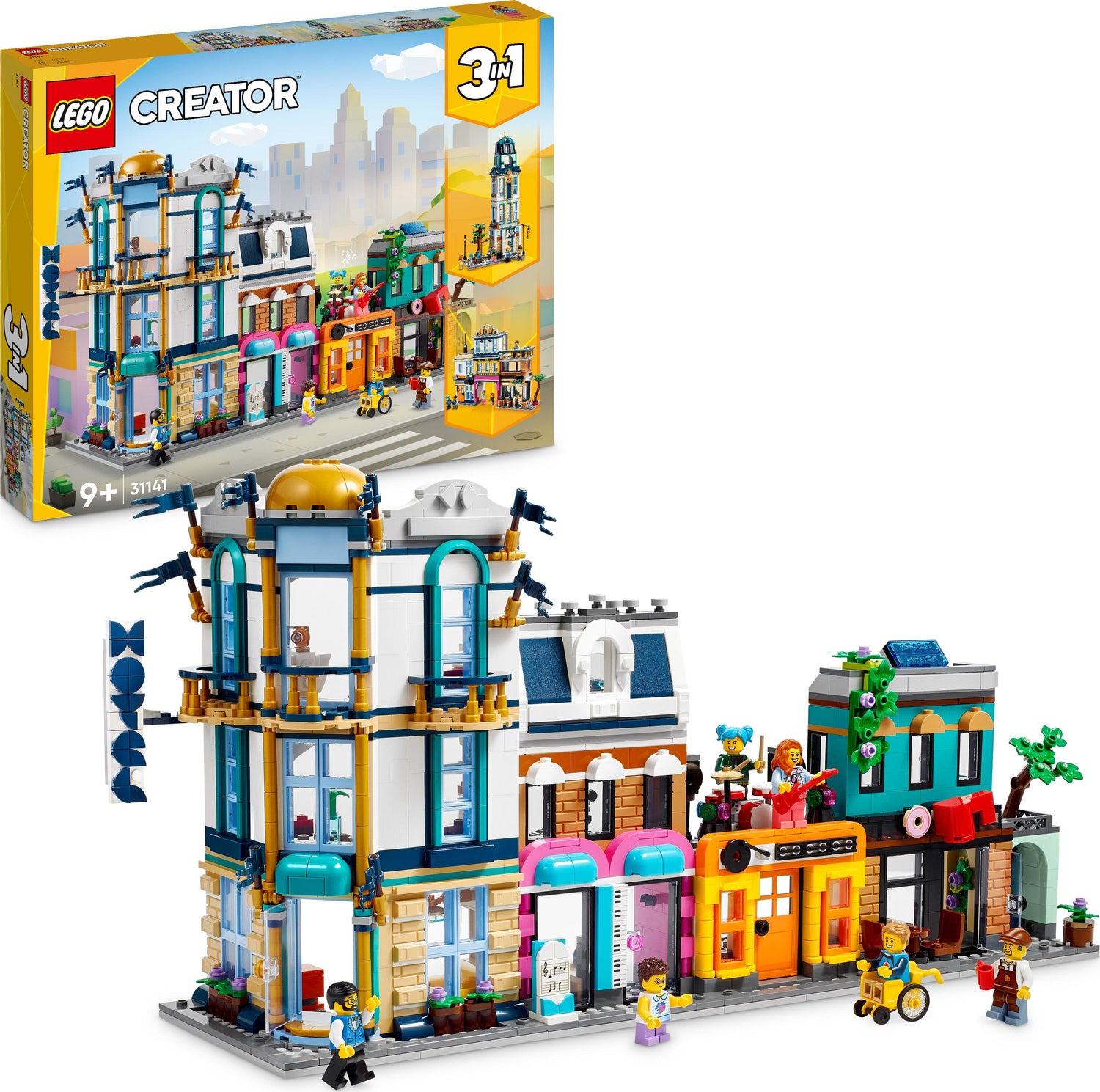 LEGO® Creator 3 in 1 Main Street Building Toy Set