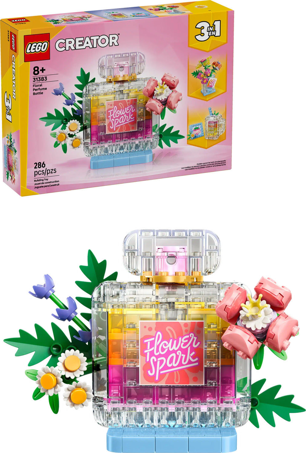 LEGO® Creator Floral Decor Perfume Bottle