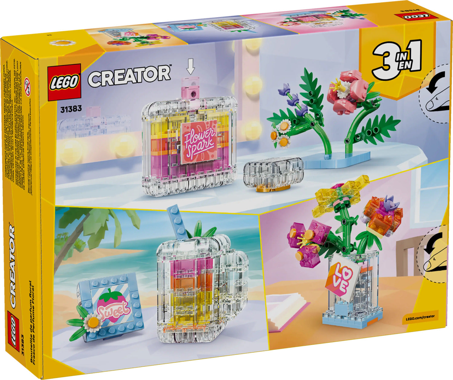 LEGO® Creator Floral Decor Perfume Bottle
