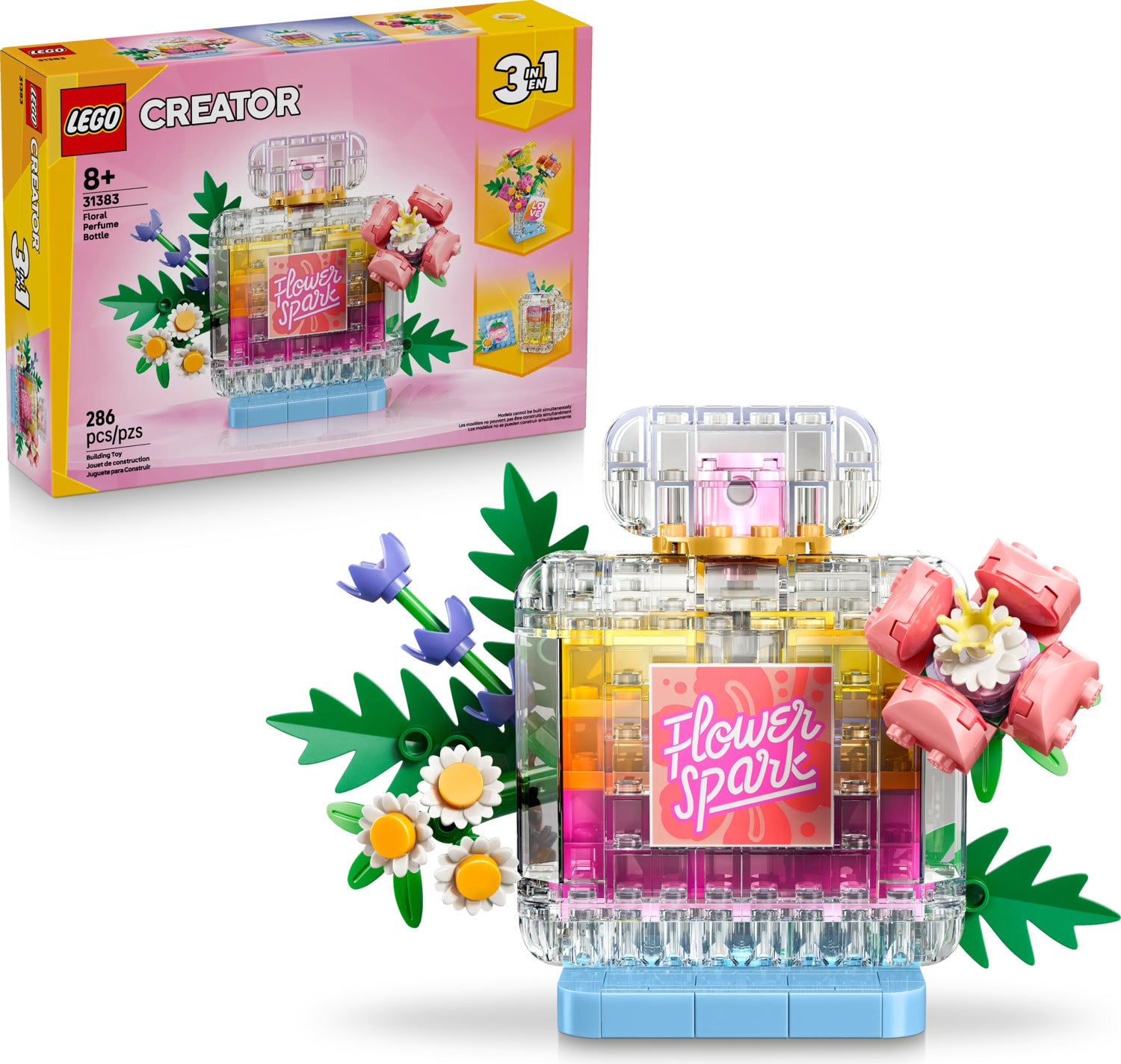 LEGO® Creator Floral Decor Perfume Bottle