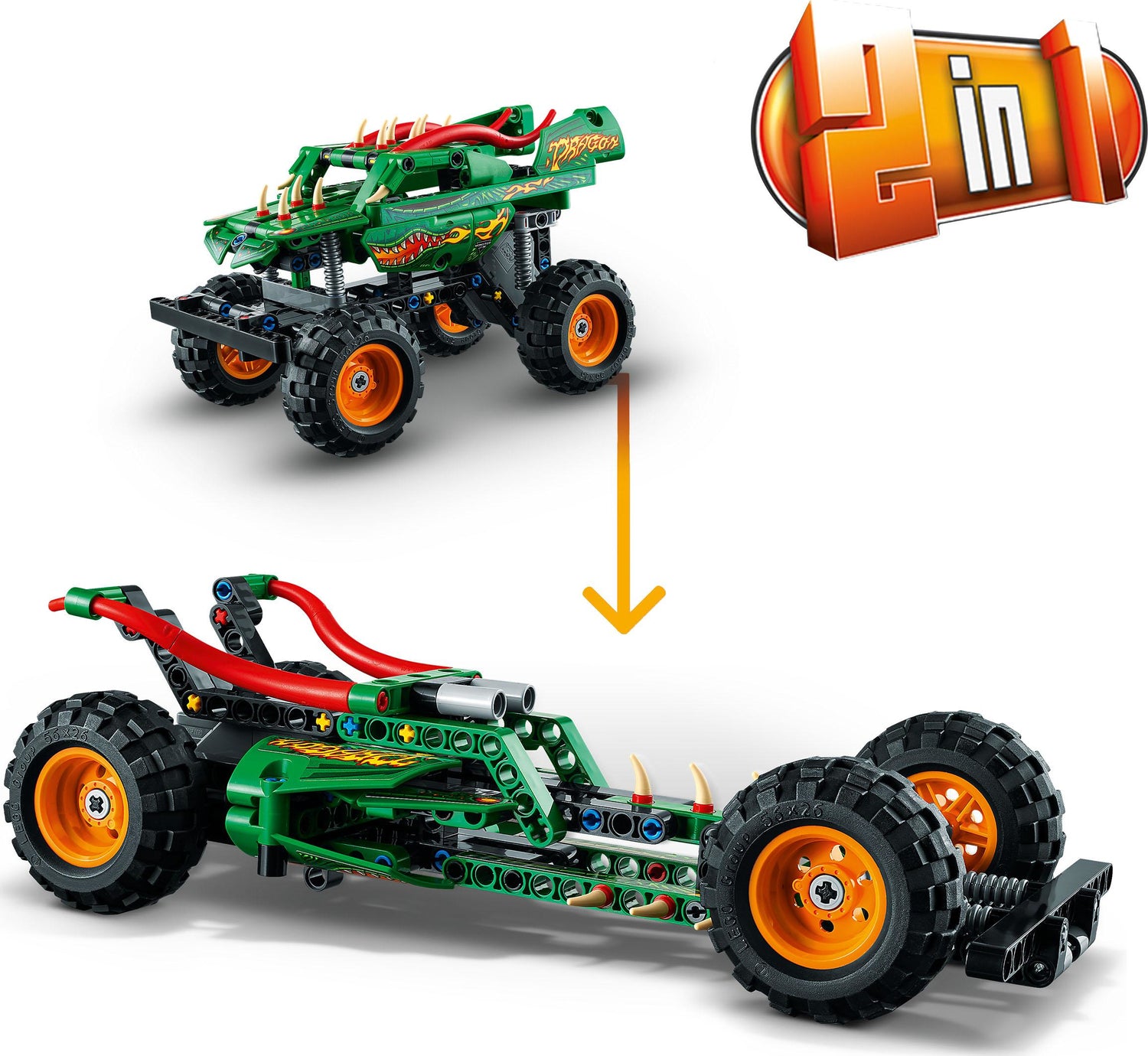 LEGO® Technic: Monster Jam™ Dragon™