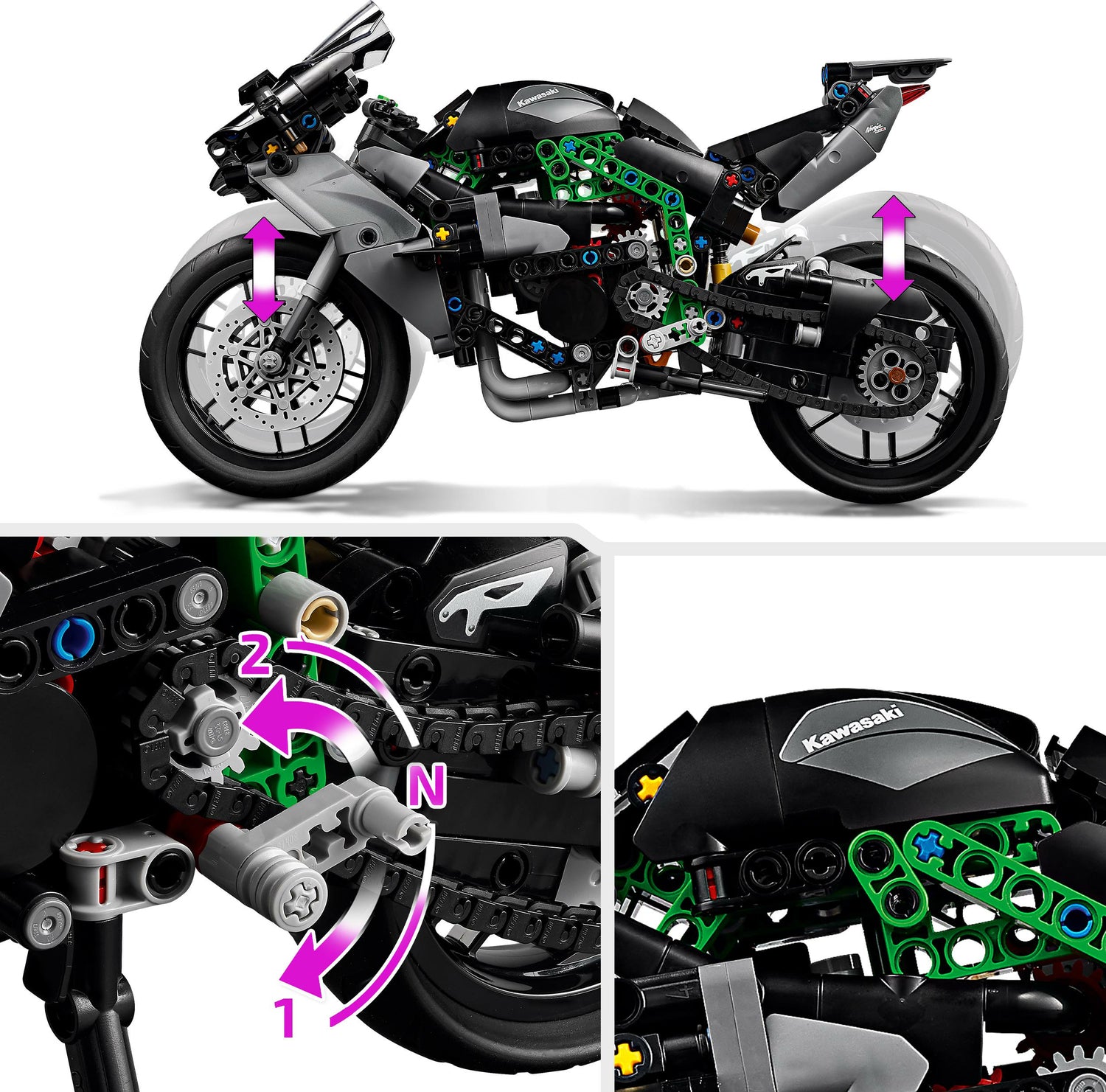 Kawasaki ninja h2r toy best sale