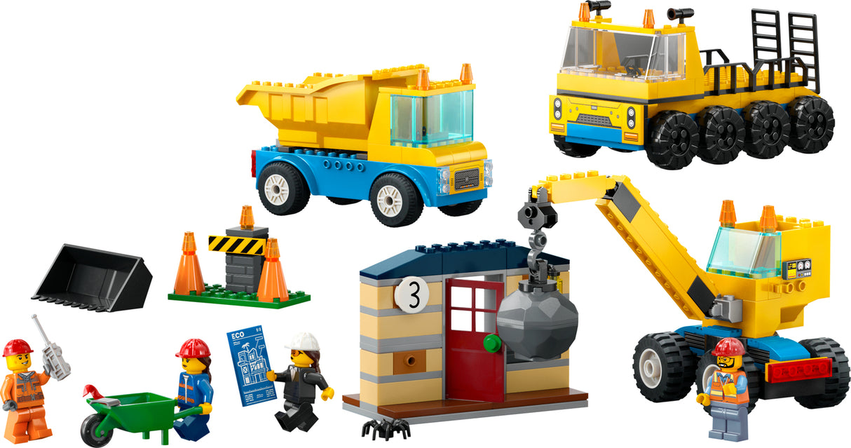 LEGO® City Construction Trucks & Wrecking Ball