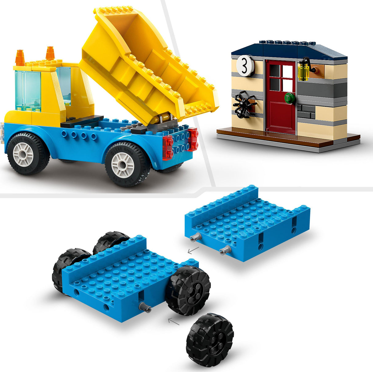 LEGO® City Construction Trucks & Wrecking Ball