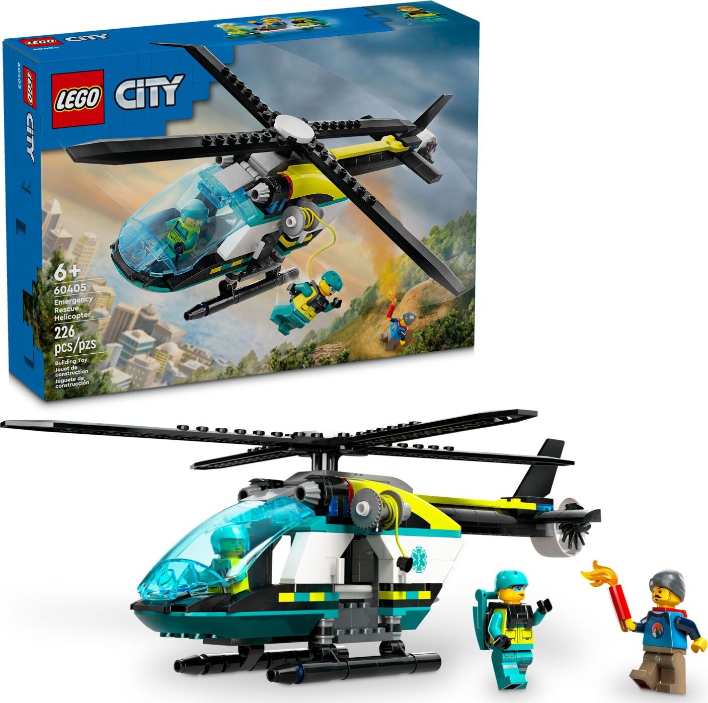 LEGO® City Great Vehicles: Emergency Rescue Helicopter