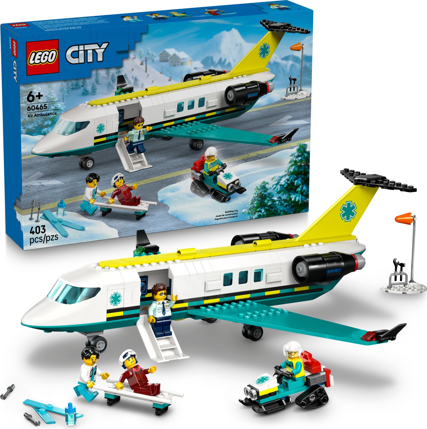 LEGO City Big Vehicles: Emergency Air Ambulance Airplane