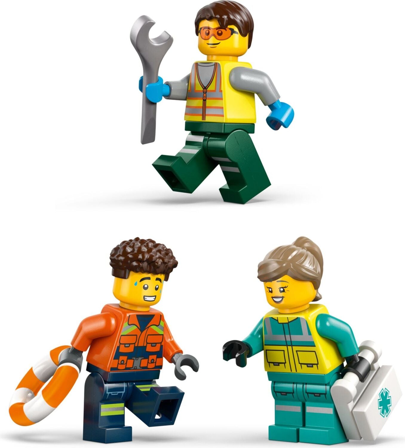 LEGO City Great Vehicles: Airplane, Service Truck & Hovercraft Remix