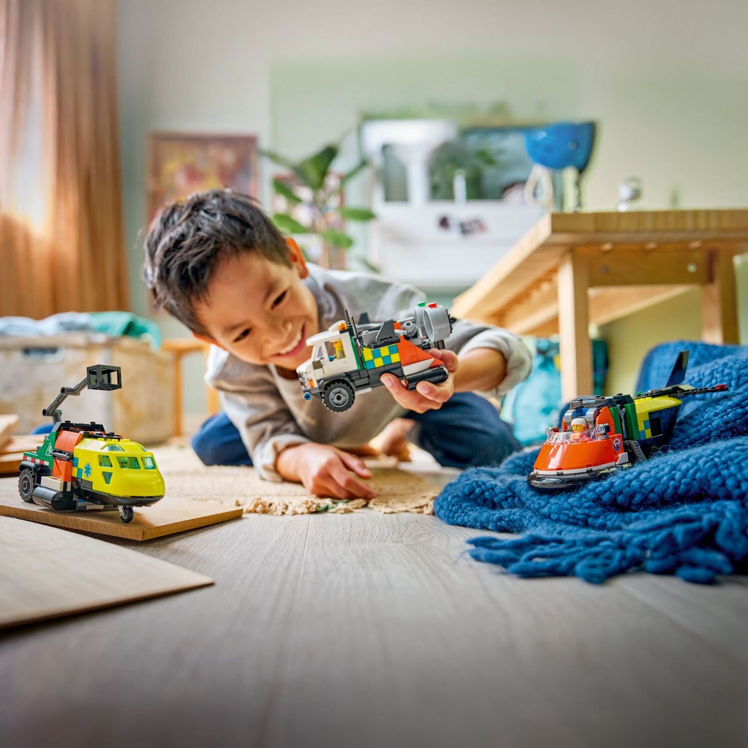 LEGO City Great Vehicles: Airplane, Service Truck & Hovercraft Remix