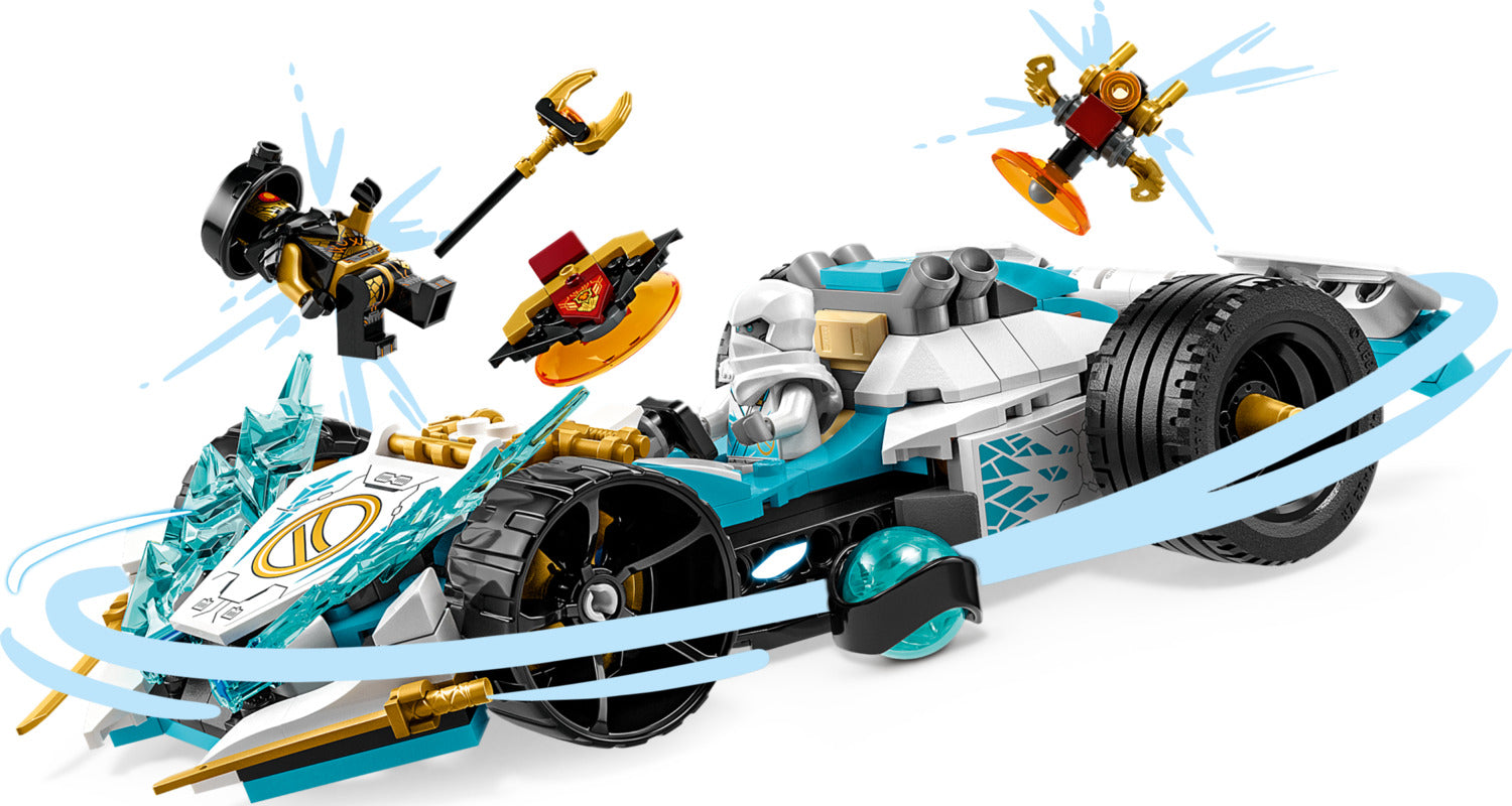 LEGO® NINJAGO Zane’s Dragon Power Spinjitzu Race Car