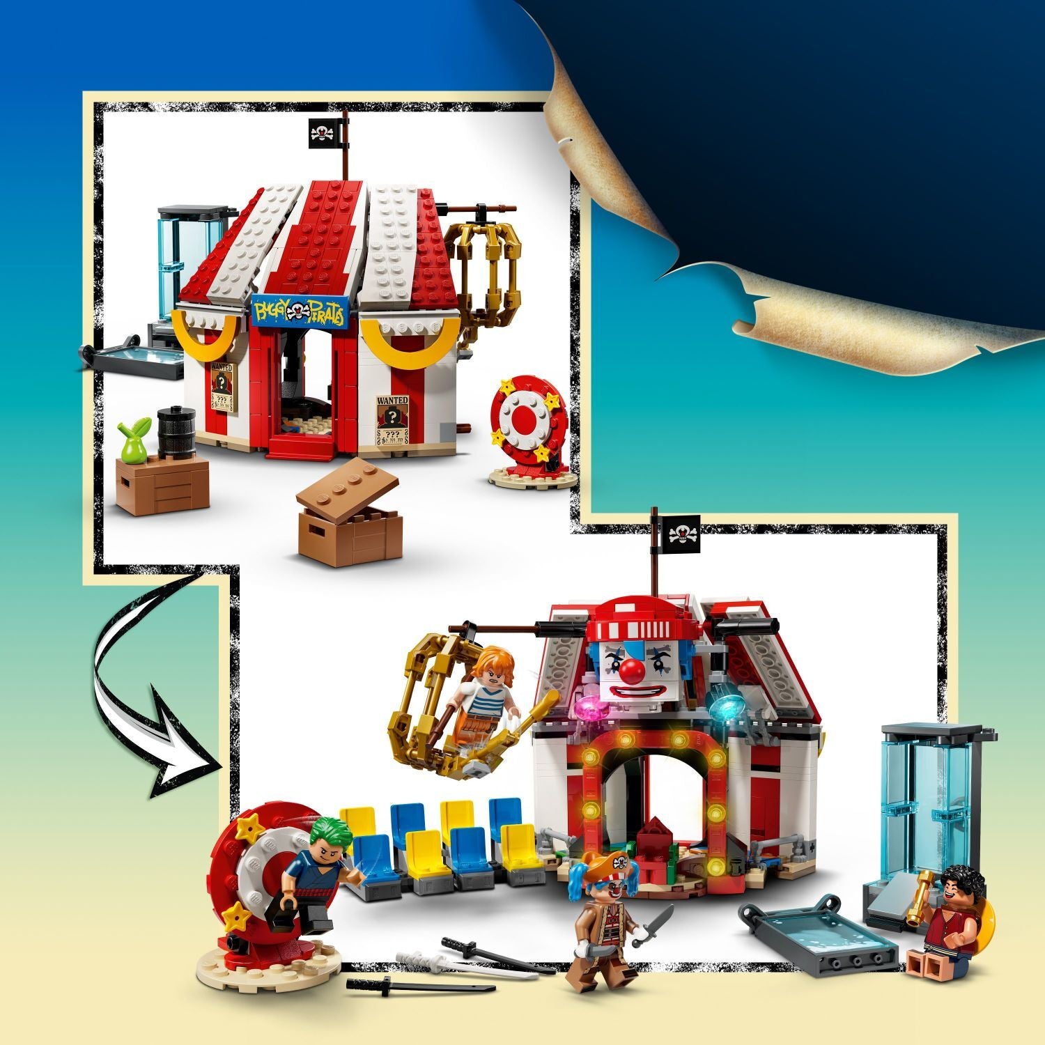 LEGO ONE PIECE: Buggy the Clown's Circus Tent