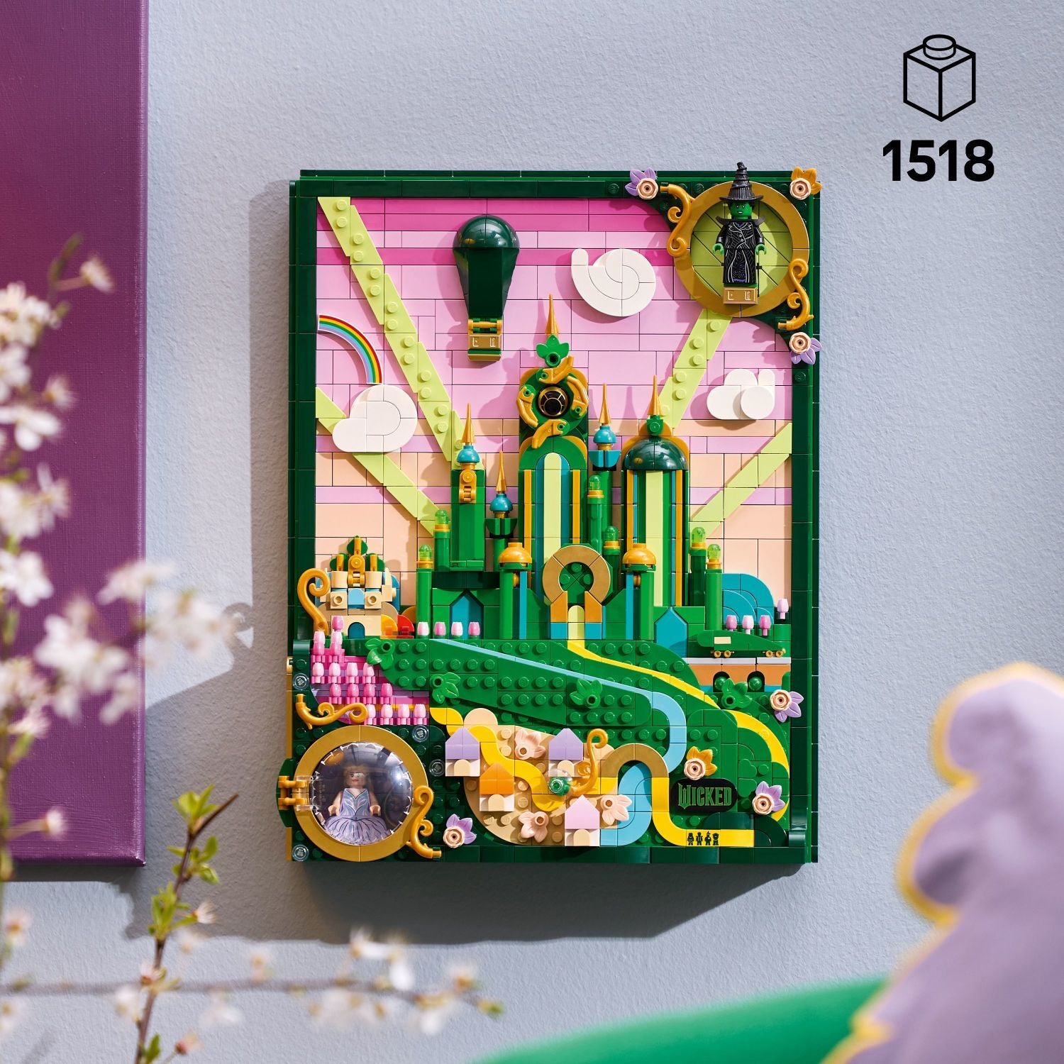 LEGO Wicked: Emerald City Wall Art