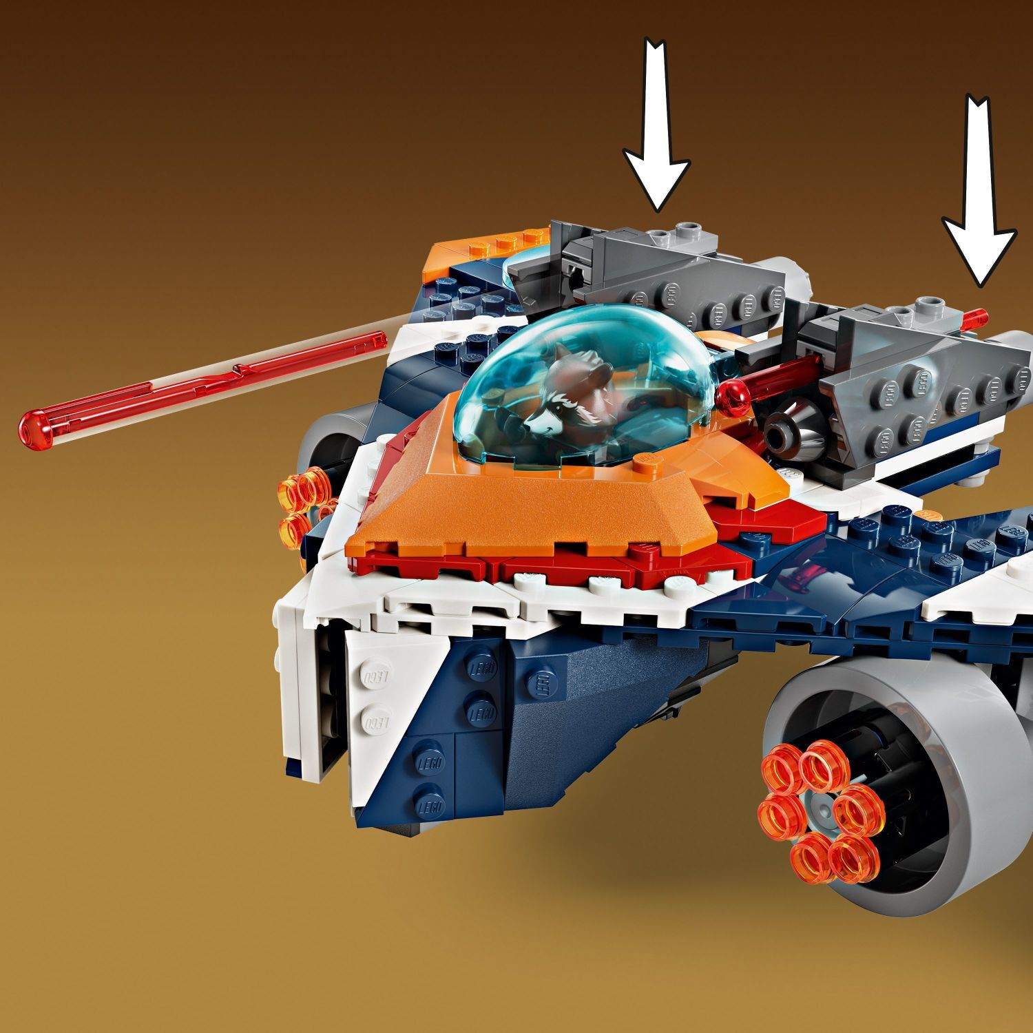 LEGO® Super Heroes Marvel: Rocket's Warbird vs. Ronan