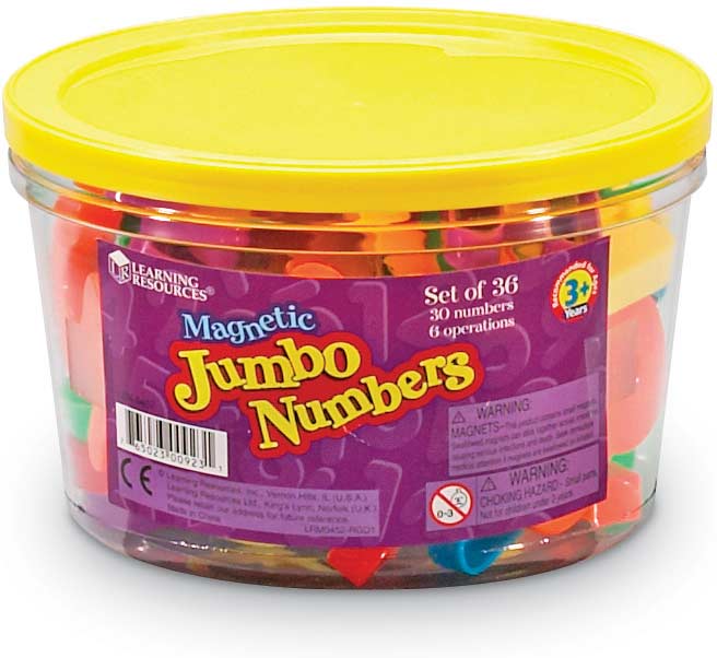 Jumbo Magnetic Numbers and Operations