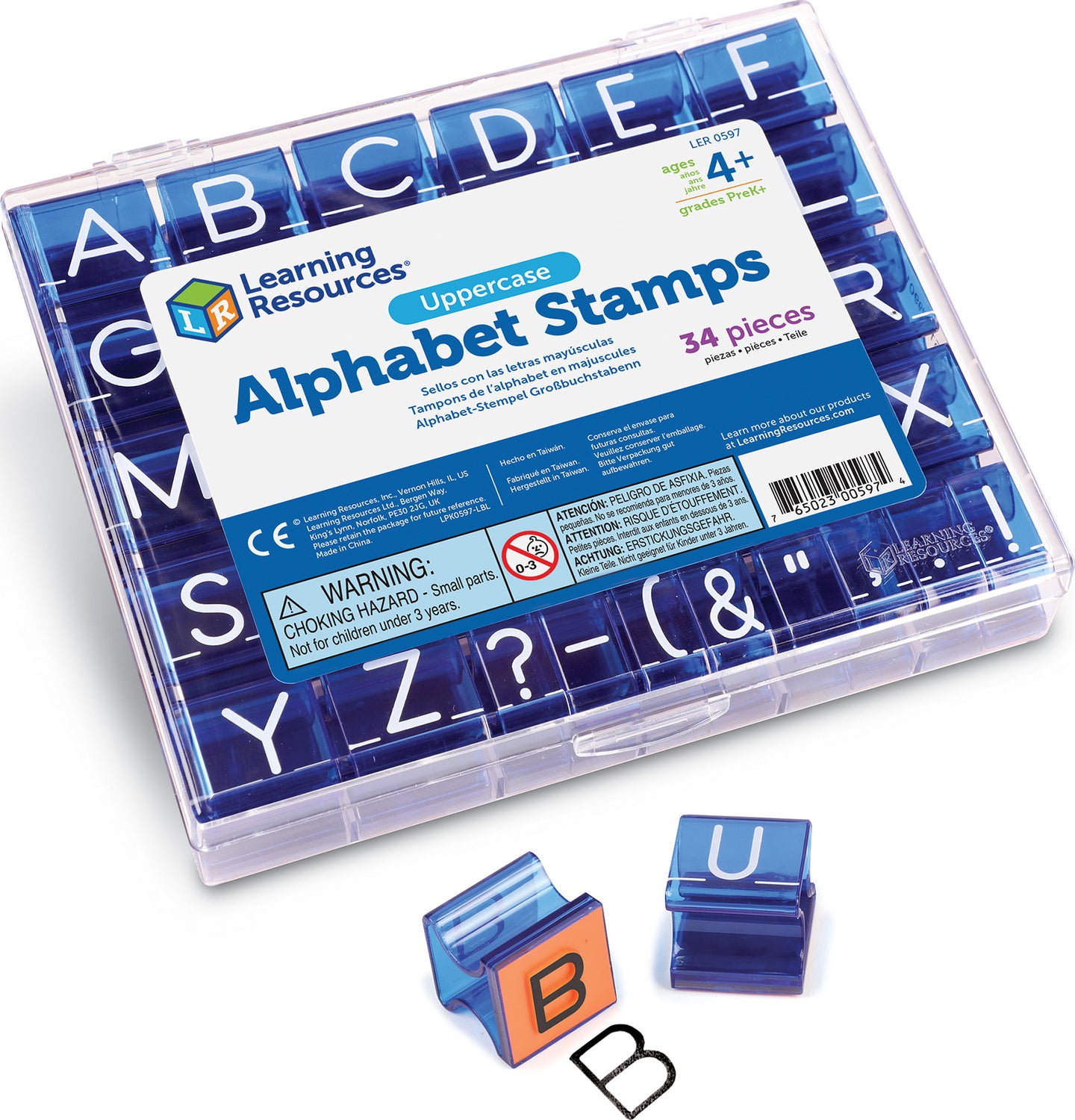 Uppercase Alphabet Stamps Set