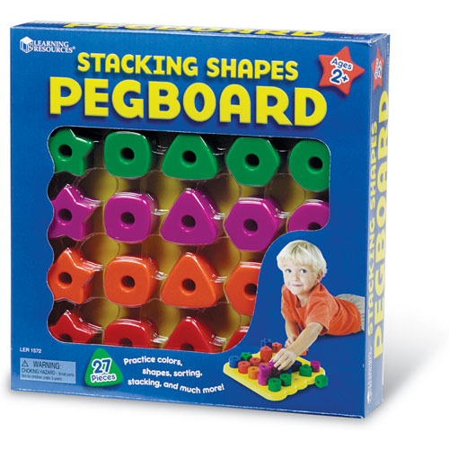 Stacking Shapes Pegboard