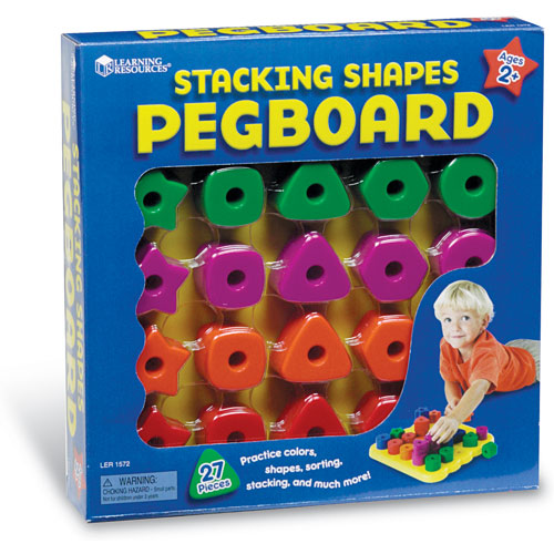 Stacking Shapes Pegboard