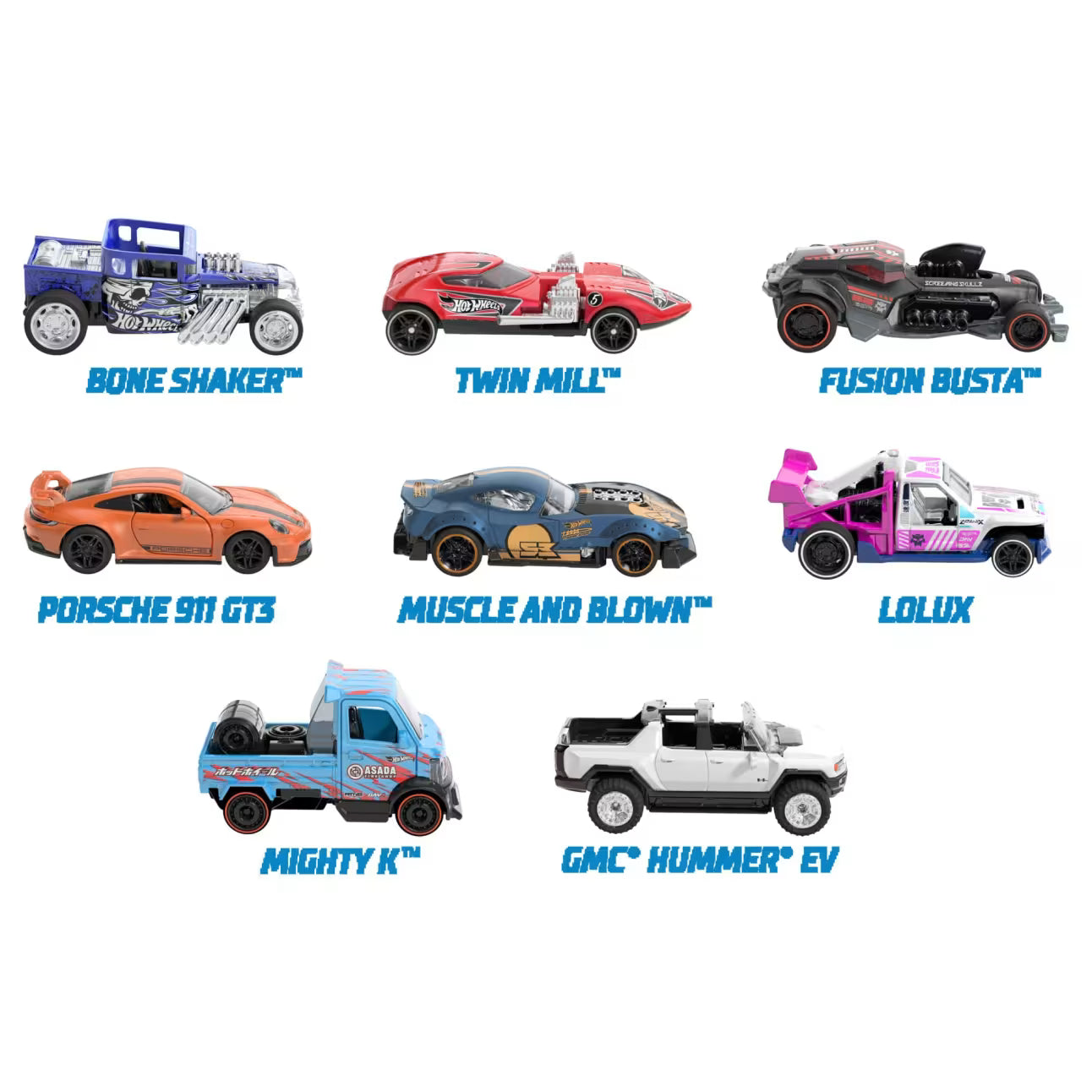 Hot Wheels Pullback Singles