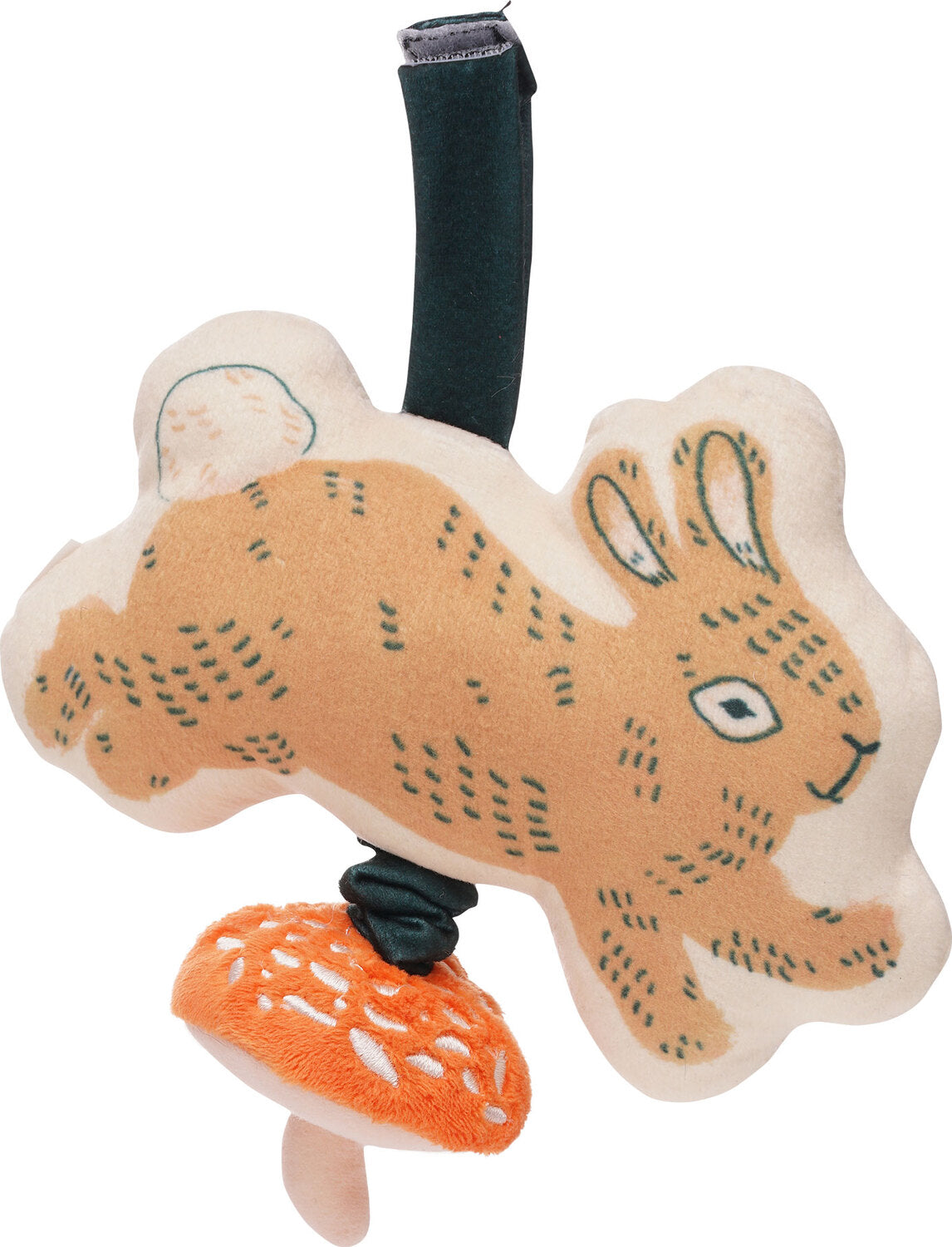Button Bunny Pull Musical Take Along Toy