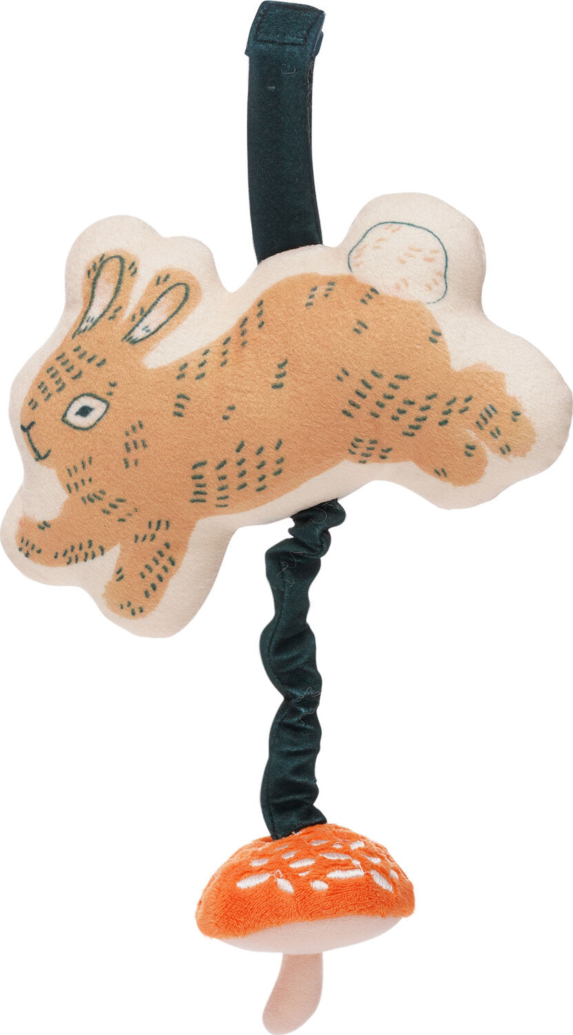 Button Bunny Pull Musical Take Along Toy