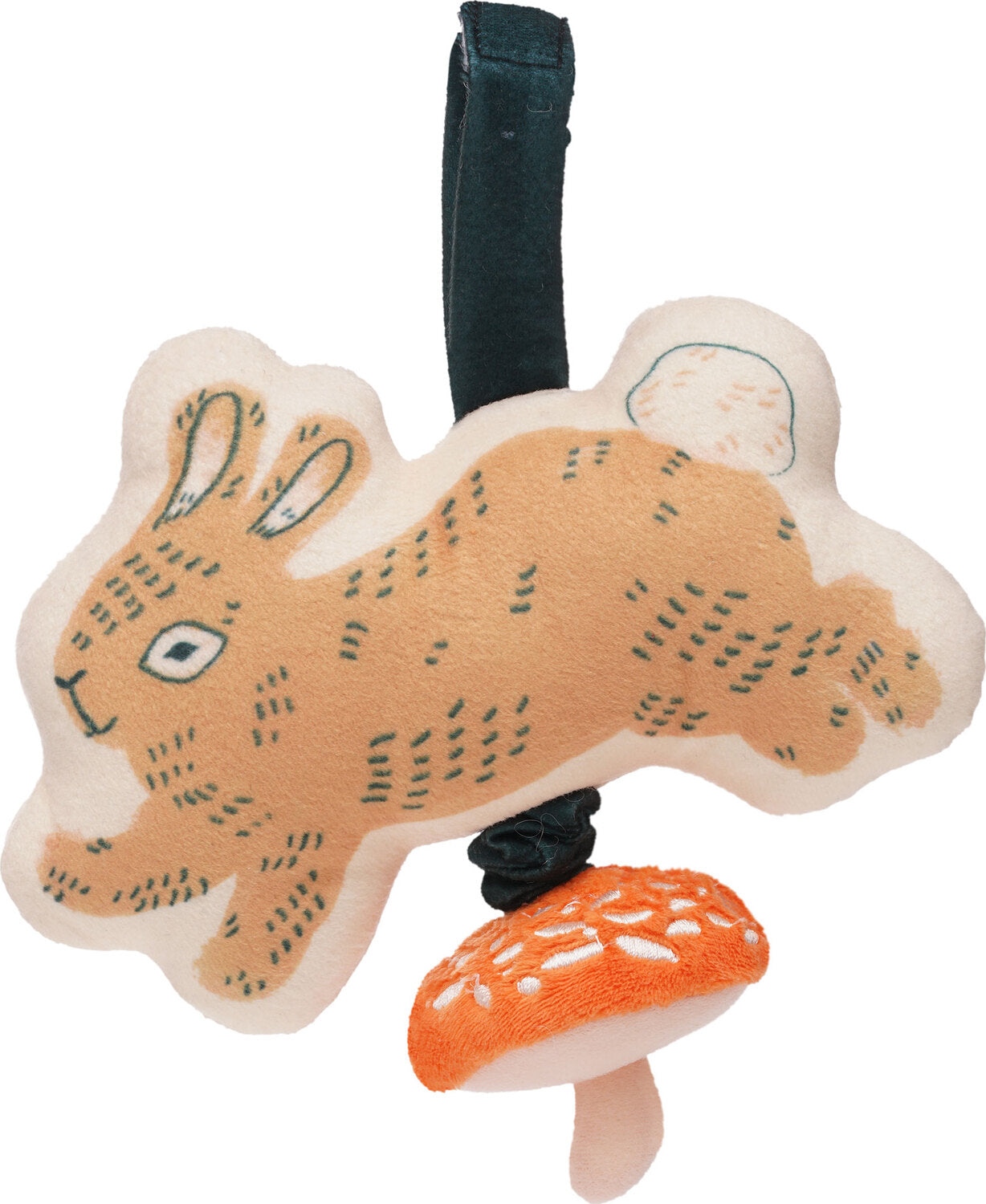 Button Bunny Pull Musical Take Along Toy