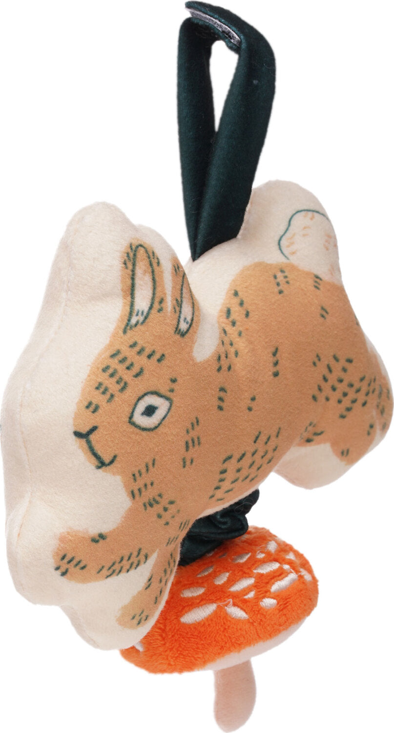 Button Bunny Pull Musical Take Along Toy
