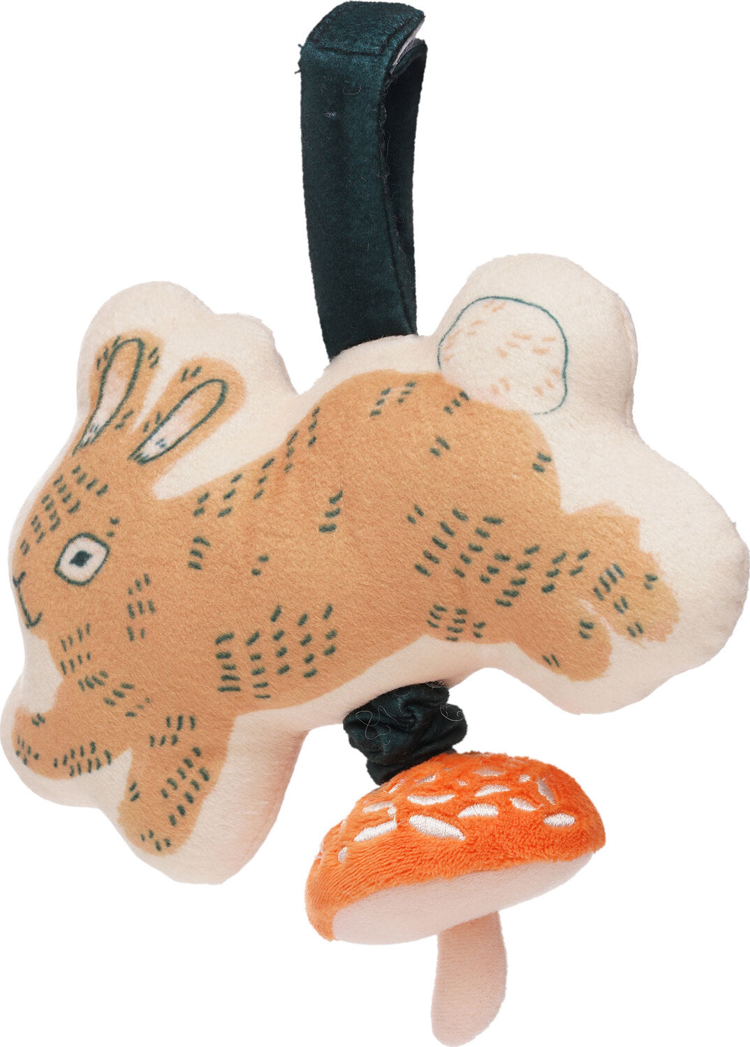 Button Bunny Pull Musical Take Along Toy